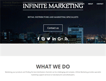 Tablet Screenshot of infmarketing.com